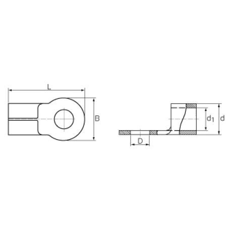 КВТ Наконечник медный под пайку ПМ 2.5–4 (мин партия 100 шт.) 48877 KVT КВТ Наконечник медный под пайку ПМ 2.5–4 (мин партия 100 шт.) 48877 KVT