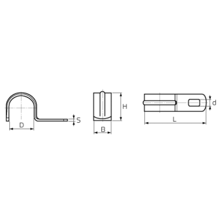 КВТ Скоба однолапковая стальная СМО 12–13 (мин партия 100 шт.) 49151 KVT КВТ Скоба однолапковая стальная СМО 12–13 (мин партия 100 шт.) 49151 KVT