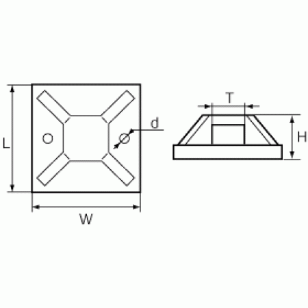 КВТ Площадка самоклеющаяся ПМС 20х20 49444 (цена за уп.) KVT КВТ Площадка самоклеющаяся ПМС 20х20 49444 (цена за уп.) KVT