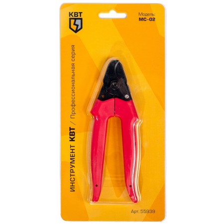 КВТ Ножницы MC-02 для резки провода и коаксиального кабеля 55939 KVT КВТ Ножницы MC-02 для резки провода и коаксиального кабеля 55939 KVT