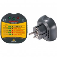 КВТ Тестер электросети для евро-розеток Mastech MS 6860D 58485 KVT
