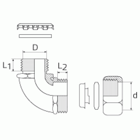 КВТ Муфта ВМ(90°) 20 вводная для подсоединения металлорукава (мин партия 10 шт.) 61380 KVT КВТ Муфта ВМ(90°) 20 вводная для подсоединения металлорукава (мин партия 10 шт.) 61380 KVT