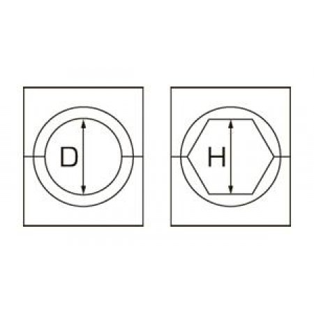 КВТ Матрица для стал. зажима круглая С-29,0/100т 61448 KVT КВТ Матрица для стал. зажима круглая С-29,0/100т 61448 KVT