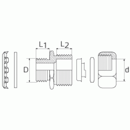 КВТ Муфта ВМ 8 вводная для подсоединения металлорукава (мин партия 10 шт.) 61512 KVT КВТ Муфта ВМ 8 вводная для подсоединения металлорукава (мин партия 10 шт.) 61512 KVT