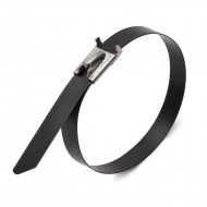 КВТ Стяжка стальная СКС-П (304) 4.6х800 с полимерным покрытием (мин партия 100 шт.) 74938 KVT