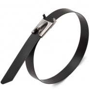 КВТ Стяжки стальные СКС-П (304) 7,9х200 (10шт.) с полимерным покрытием 78732 (цена за уп.) KVT