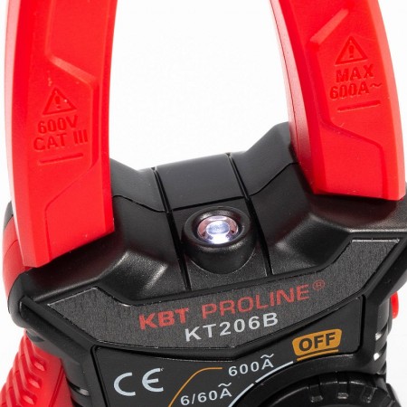 КВТ Токовые клещи цифровые KT 206B КВТ Токовые клещи цифровые KT 206B