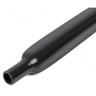 КВТ Высокотемпературная фторопластовая термоусадочная трубка ТТ-150-4.8/2.4, черн 2:1 (мин партия 10 шт.) 79909 KVT