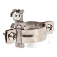 КВТ Хомут трубный заземления ТХЗ (INOX) 3/4" (мин партия 10 шт.) Fortisflex 83237 KVT