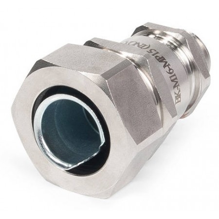 КВТ Ввод кабельный для металлорукава из нержавеющей стали ВК-М16(6-12 мм)-МР15 (INOX) (мин партия 10 шт.) Fortisflex 89110 KVT КВТ Ввод кабельный для металлорукава из нержавеющей стали ВК-М16(6-12 мм)-МР15 (INOX) (мин партия 10 шт.) Fortisflex 89110 KVT